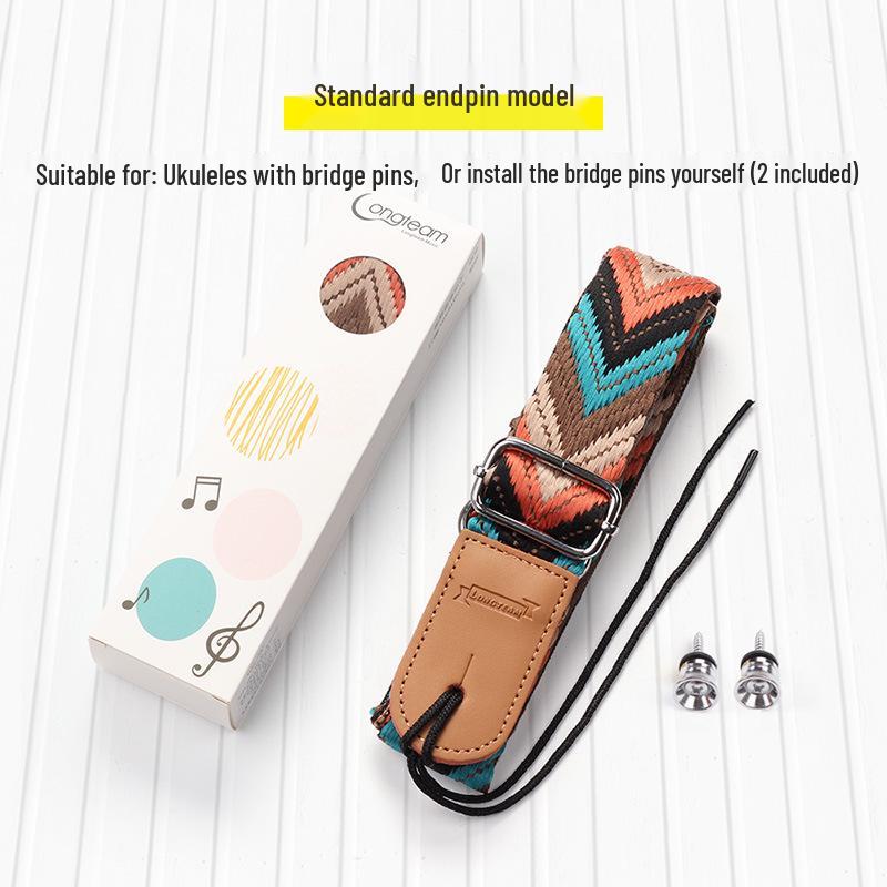 

Регулируемый ремень кроссбоди для укулеле без гвоздей 21-26 дюймов Ukulele Compatible