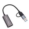 HD Multimedia Interface to USB and Type C Video Capture Card 4K Capture Card for Streaming Game Recording Low Latency