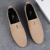 Genuine Leather Men Casual Shoes Luxury Brand Soft Mens Loafers Handmade Moccasins Comfy Slip On Driving Shoes Outdoor Walk Flat