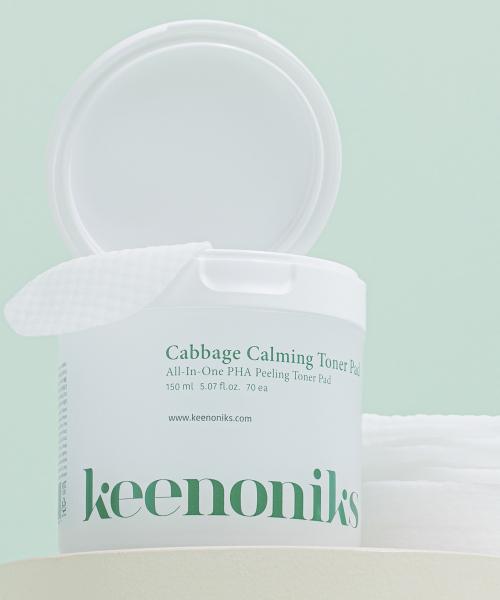 Kinonix Cabbage Calming Toner Pad (70 Sheets) none