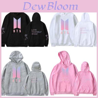 Stylish Kpop Bts Cap Hoodie With Bangtan Boys Sweatershirt And Love Yourself Design For Fans