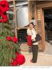 Plus Size Women's High Waist Soft Warm Straight Leg Pants - Casual Wide-Leg Autumn/Winter.