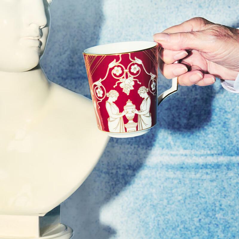 Wedgwood Renaissance Gilded Red Mug