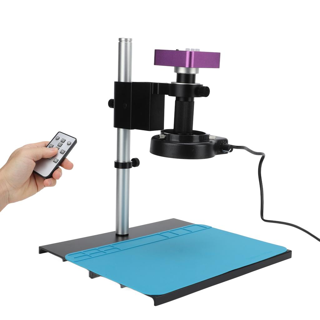 51 Million Pixels High Definition Industrial Video Microscope Camera with 150X C MOUNT Lens 56 LEDs Ring Light