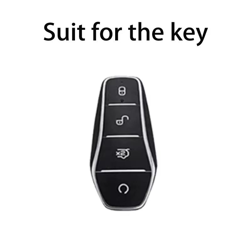 White Diamond TPU for BYD Atto 3 Han EV Dolphin Song PRO Max Tang DM Yuan Dolphin E2 Qin PLUS Car Key Case Cover Fob Accessories