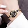 Round Dial Quartz Wristwatch Quartz Movement Fashion Watch Elegant Ceramic Watch  For Women