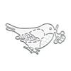 Prägeform aus Kohlenstoffstahl Vogelform Kartenschablone Bastelstanzform DIY Papier Scrapbooking Werkzeug