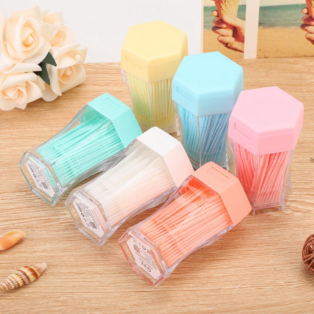 200pcs Double Head Toothpick Household Cleaning Tartar Removal Toothpick