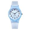 Trendige Koreanischer Stil Jelly Farbe Silikon Damen Uhr - Niedliche, Bunte und Transparente Quarz Armbanduhr