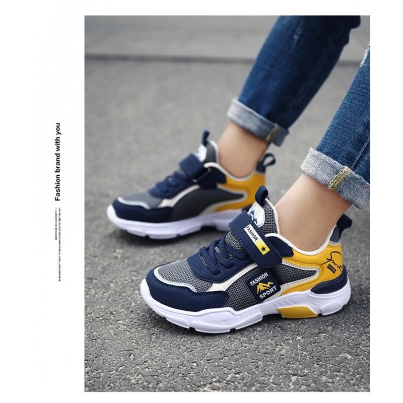 Youth style shoes Boys Breathable Mesh Running Shoes Kids Lightweight Casual Sport Sneakers