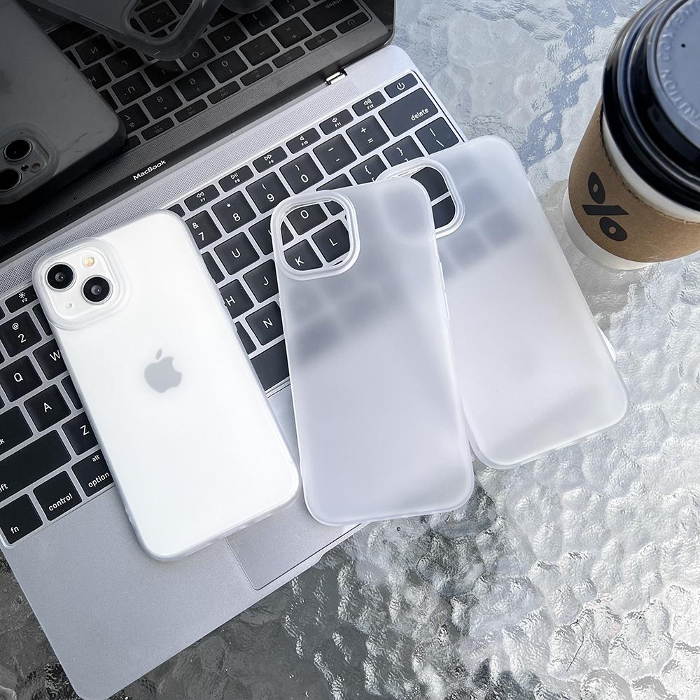 Soft TPU Matte Phone Case for iPhone 16 Cases iPhone 11 13 15 Pro Max 14 Plus 12 Mini 13pro 15pro 16pro Transparent Fundas Cover