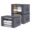 Foldable Bed Storage Container With A Transparent Window And A Lrge Capacity Bed Undergarments Storage Box Clothing Storage Bag