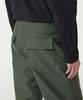 MUSINSA STANDARD Back Satin Wide Belted Fatigue Pants [Khaki]