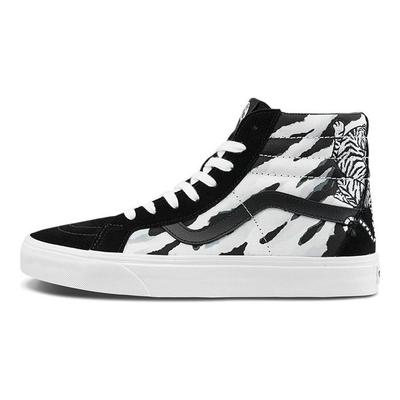 Sk8 Reedición Bordado Tigre Raya Tigre Zapatillas de Skate de Caña Alta Unisex Multicolor VN0A2XSBWHT