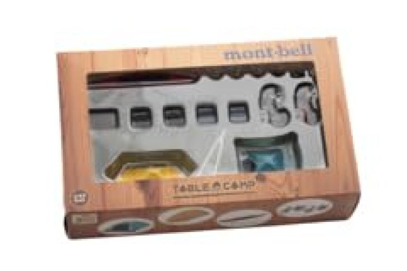 TABLE CAMP Montbell Camping Set Stella Ridge Tent 2 3 Finished Miniature TC430003 1/43 & (Yellow) / (Turquoise)