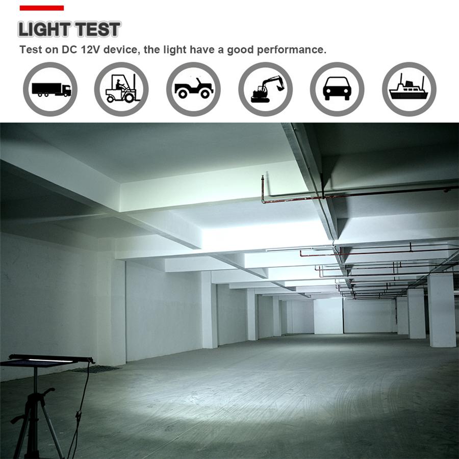 Pair 8'' 120W 12000LM Aluminum Elliptical Spot Beam Slim LED Work Light Bar Single Row Car SUV Off Road Lamps New