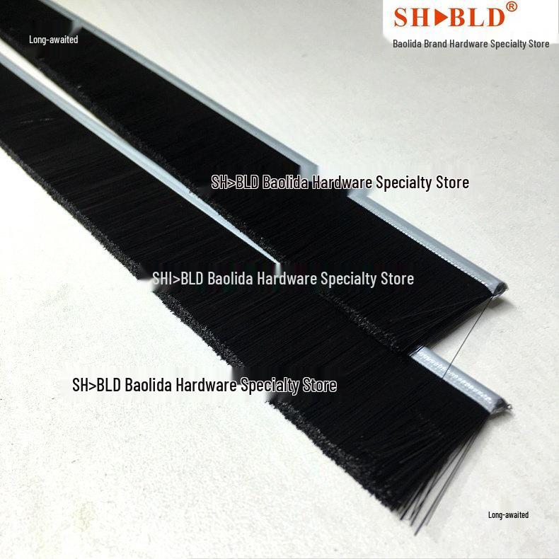 Elevator Dustproof Brush Strip - Black, 16-50mm Length Options