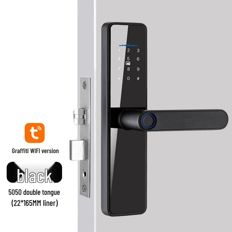 Smart Bluetooth Fingerprint Door Lock with WiFi and Password for Apartments and Homestays