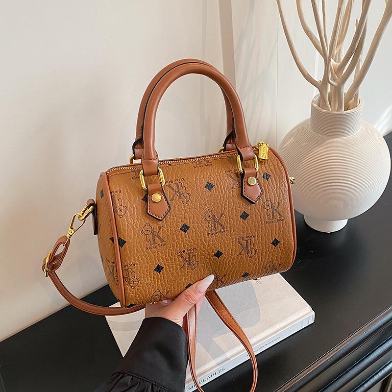 Damen Retro Luxuriöse Boston Schulter- und Crossbody Kissen-Tasche