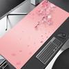 Cherry blossom mouse pad pastel pink desk mat cute sakura flowers xxl malaking Japanese gaming deskmat