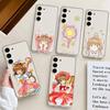 Cute C-Cardcaptor Sakura-s For Samsung Galaxy A52 A12 A51 S21 Edge S22ULTRA S23 S20LITE Plus Ultra Transparent Cover