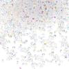 3600-Pack Acrylic Diamonds, 0.12 Inch/3mm Wedding Table Scatter Confetti Crystals for Vase Fillers/Art Craft, Acrylic Diamonds Gems [White AB]