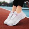 Breathable Knitted Running Shoes Unisex Lightweight Soft Sole Sneakers Non-slip Comfort Casual Trainers for Jogging Walking Fitness