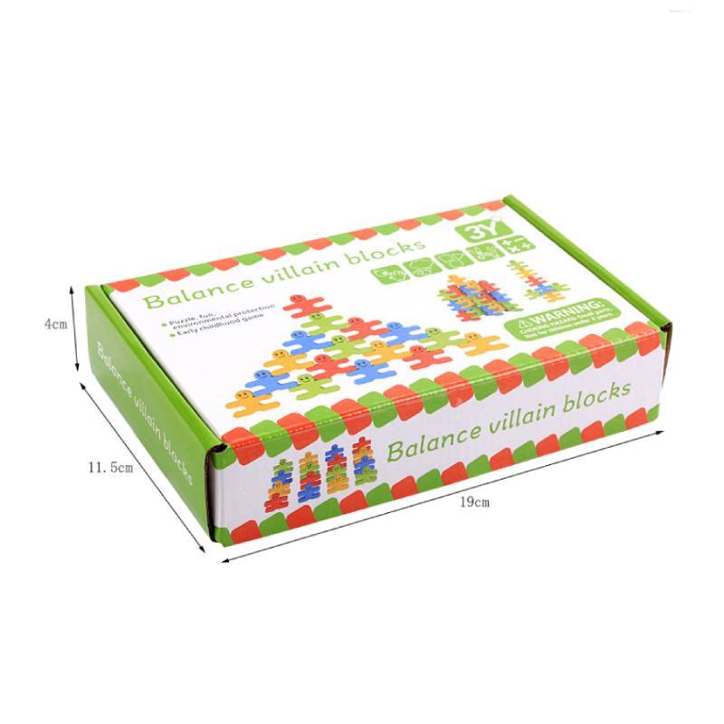 Wooden Childrens Moon Balance Beam Game With Stacking Blocks For Early Learning