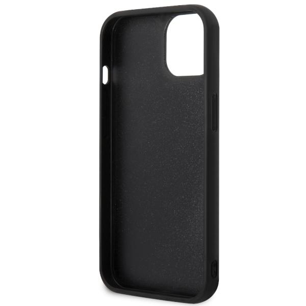 Etui Do iPhone 14 Plus Karl Lagerfeld Hardcase Rubber Ikonik 3D Czarny