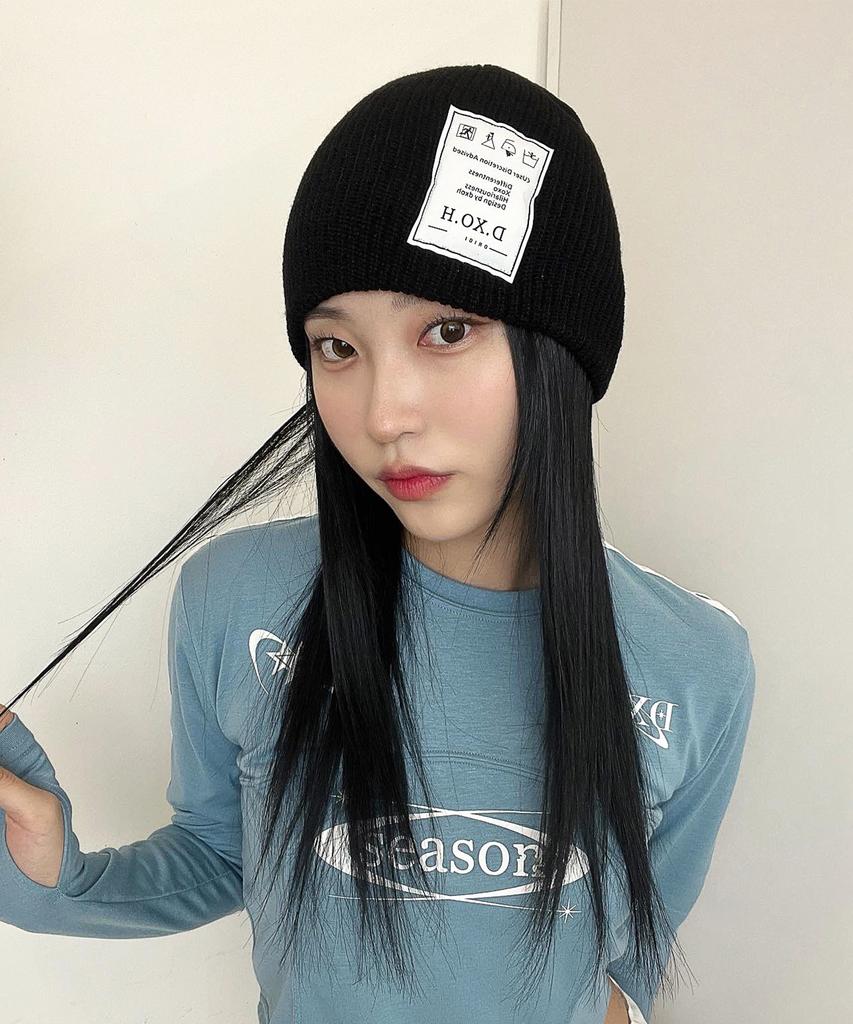 D.XO.H Tag Logo Beanie [Black]