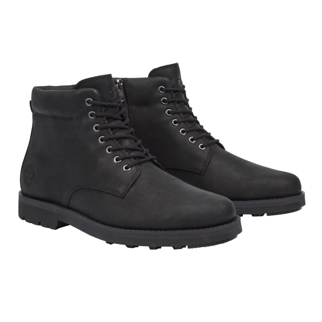 Timberland Alden Brook Waterproof Size Zip-Up Boots, Men's, TB1A44ZN0151, Black, 10.5/28.5cm