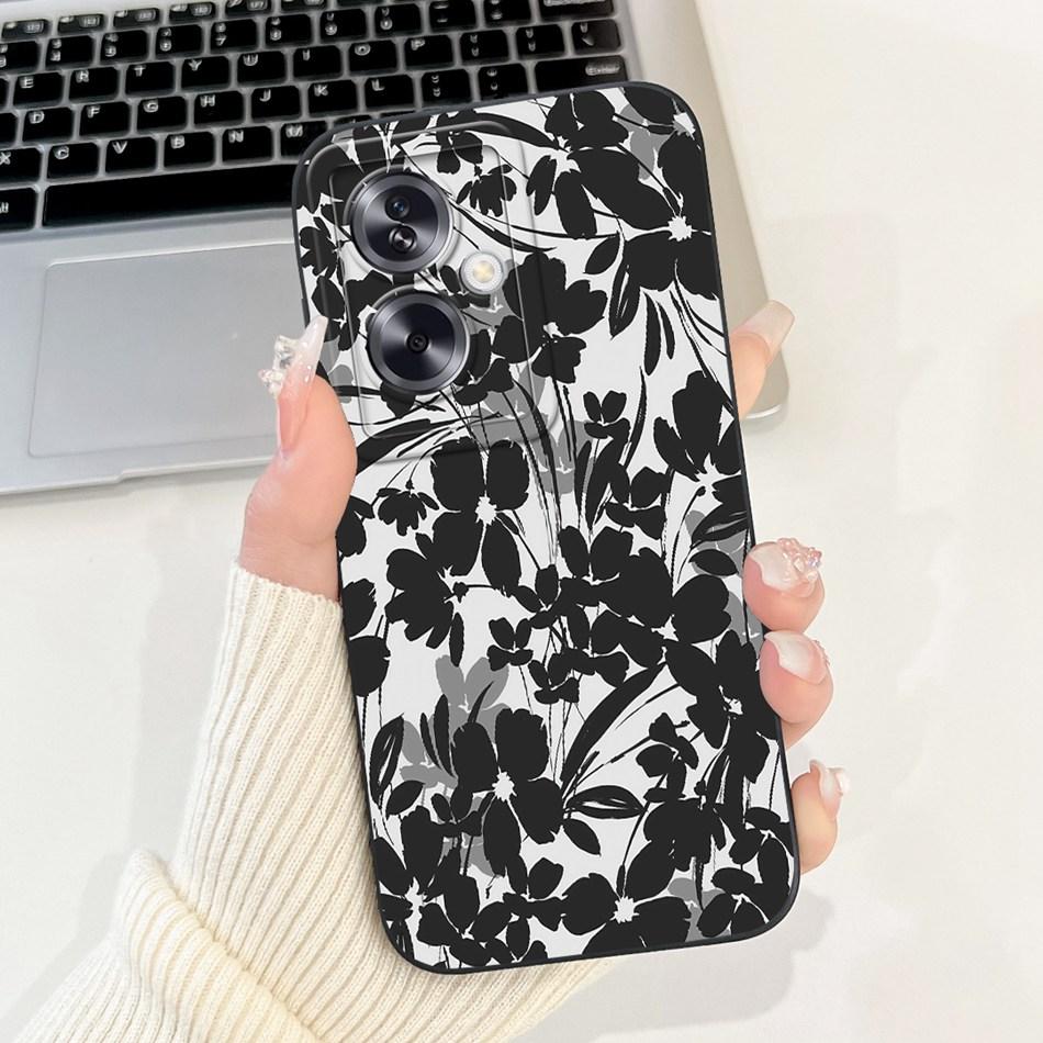 For OPPO A79 5G Beautiful Bow Rose Painting Phone Case For Oppo A79 5G CPH2553 CPH2557 Shockproof Soft Silicone Cases