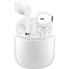Yobola Ecouteur Bluetooth Sans Fil, 5.1 Hi-FI Son Stéréo, Blanc