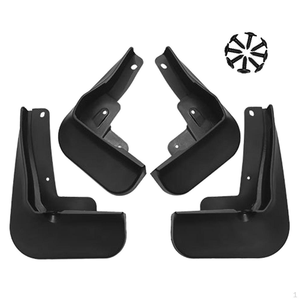 4 Pieces Car Wheel Mud Flaps Automotive Styling Accessories ,Mud Guards Mudguard for Camry