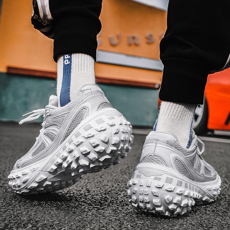 Однотонные универсальные повседневные мужские туфли — фото 3