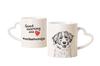 Kooikerhondje - Cup with a Dog, Adorable Cup with a Heart-shaped Handle, Universal Gift from the Brand