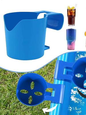 Swimming Poolside Cup Holder For Ground Pools No Punching Swimming Pool Beer Bottle Drink Holder No Spills Pool
