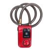 Keyless Bluetooth Motorcycle Lock IP44 Water Resistant Cycling Lock with Alarm APP Unlocking Vibration Alarm Anti Theft