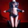 Sexy Oil Shiny Jumpsuits Women Body Stockings Glossy Onesie Open Crotch Pantyhose Erotic Lingerie Smooth Bodysuit Night Clubwear