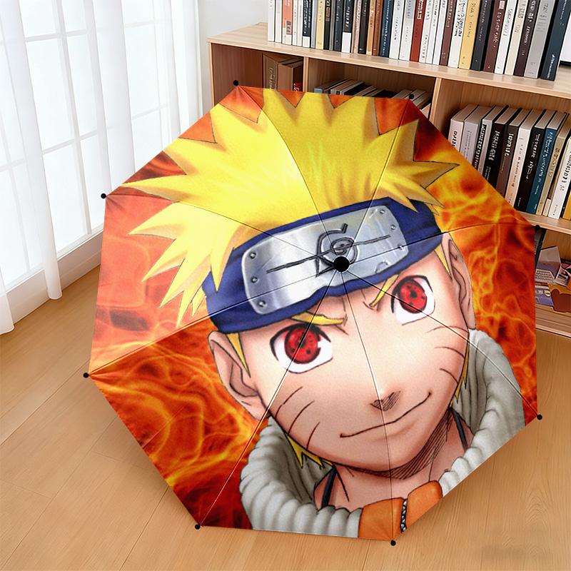 Berühmter Cartoon NARUTO Protagonist Uzumaki Naruto. Cartoon-Schirm, faltbar, Haushaltsartikel, Eisenkunst, Sonnenschirm für draußen, H6