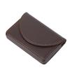 Portable Leather Business Name Card Holder Case Wallet Credit Card Holder Case (Coffee)
