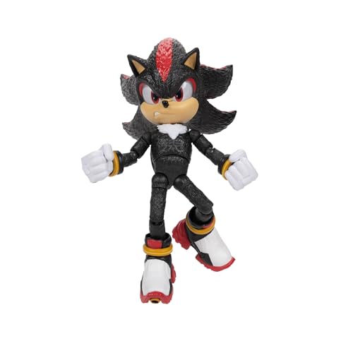Sonic the Hedgehog Sonic 3 Movie Action Figures 2nd Series 5-Inch Shadow [Parallel Import]