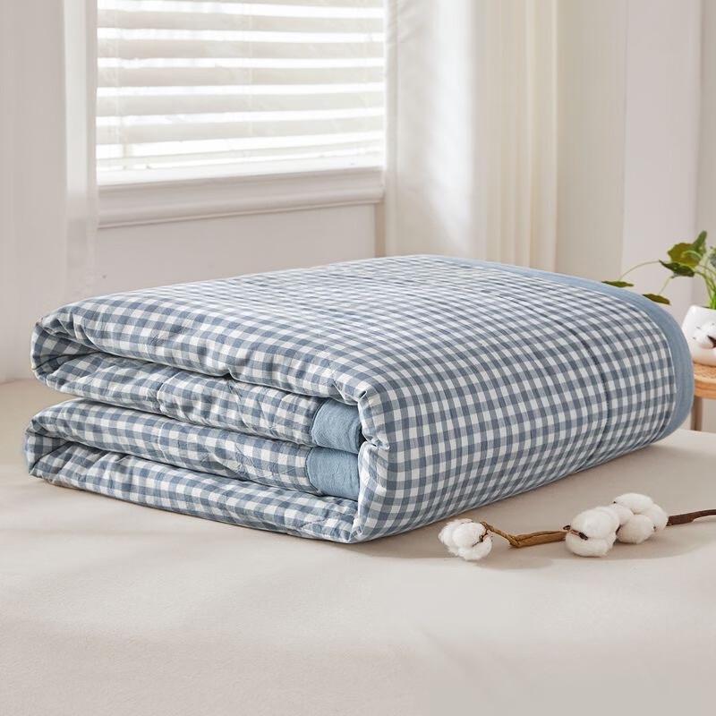 LISM Muji-Style Washed Cotton Summer Quilt