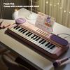 Non-Toxic 37-Key Kids Piano Keyboard Musical Toy With Microphone Music Score For Early Learning Interactive Play Best Gift Christmas Gift
