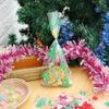 Wedding Favors Snack Cookies Storage Santa Claus Snowman Plastic Baking Packaging Xmas Candy Bags