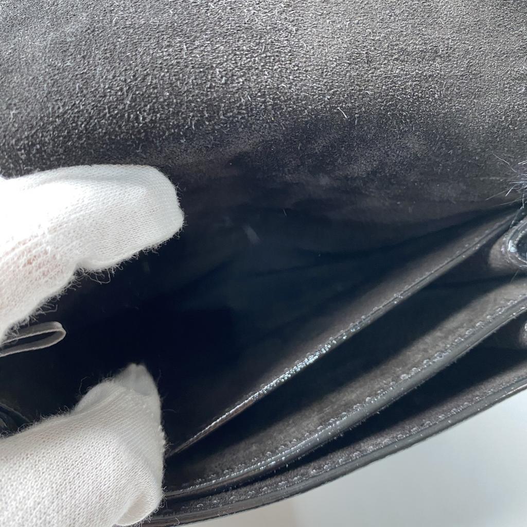 Used JIMMY CHOOShoulder Bag black leather Women