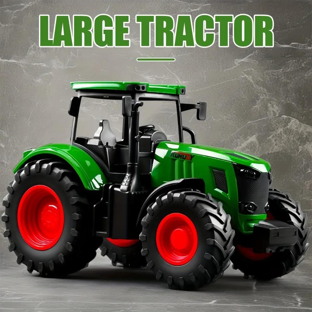 1:24 Inertial Farm Tractor with Detachable Accessories, Kids Outdoor Play Toy, Perfect Holiday Gift