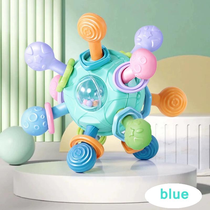 Baby Montessori Grasping Activity Toy Food Grade Teething Sensory Toy for Babies 0 3 6 9 12 Months Newborn Infant Christmas Gift