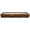 LED Bed Frame In Smoked Oak 120 X 190 Cm