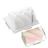 Twisted Hemp Pattern Cotton Candy Cake Mold Food-Grade Silicone Dessert Baking Tools  Universal
